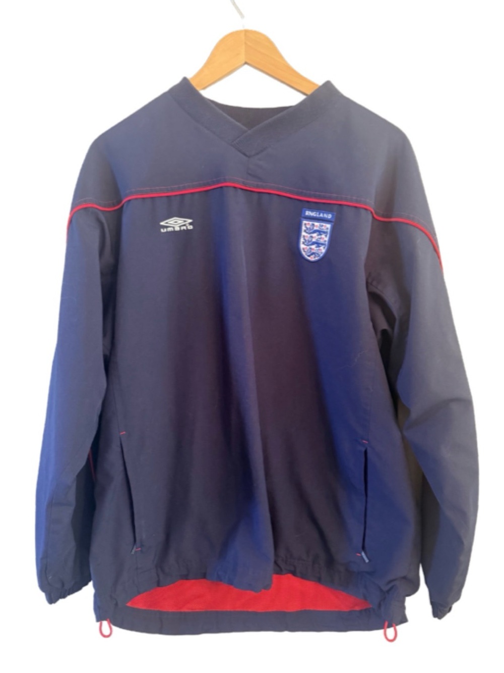 Vintage Umbro England Soccer Drill Top Men’s Medium
